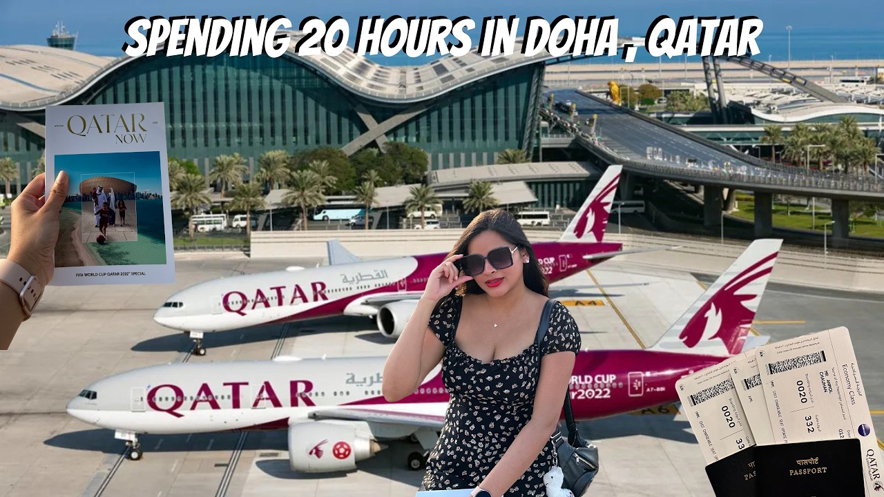 Spending 20 Hours in Qatar | 2 Transit Stops Adventure!