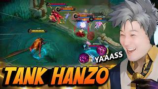 Tank build Hanzo!? Solo Queue Jungle Auto win | Mobile Legends