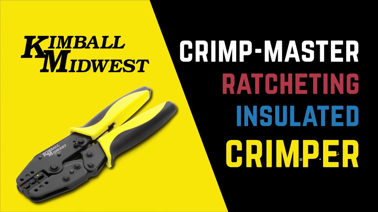Crimp-Master Ratcheting Insulated Terminal Crimp Tool - YouTube