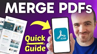 How to MERGE PDFs in Adobe Scan (Step by Step) 2025