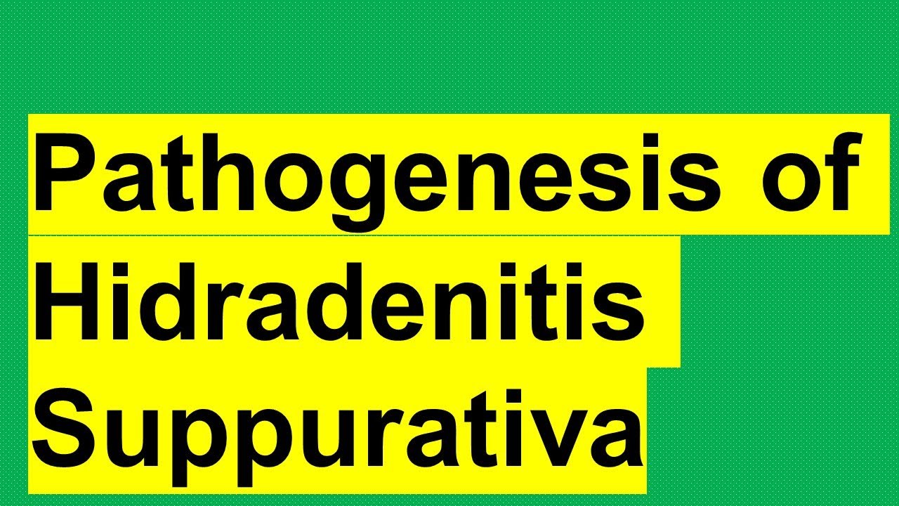 Exploring the pathogenesis of Hidradenitis Suppurativa YouTube