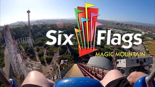 EVERY RIDE POV SIX FLAGS MAGIC MOUNTAIN 2024