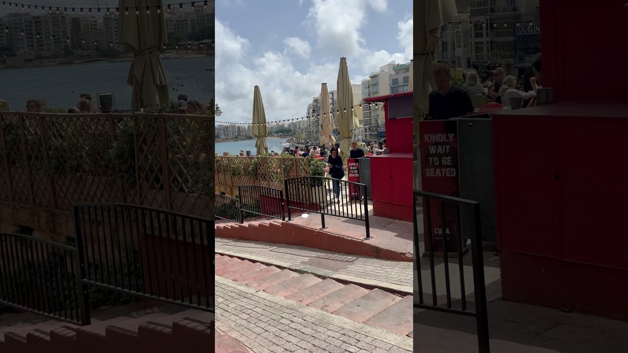 Malta, Spinola bay walking tour 