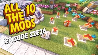 ATM10 - Mystical Agriculture Farm Automation - S2E26 - All the Mods Minecraft Mod Pack