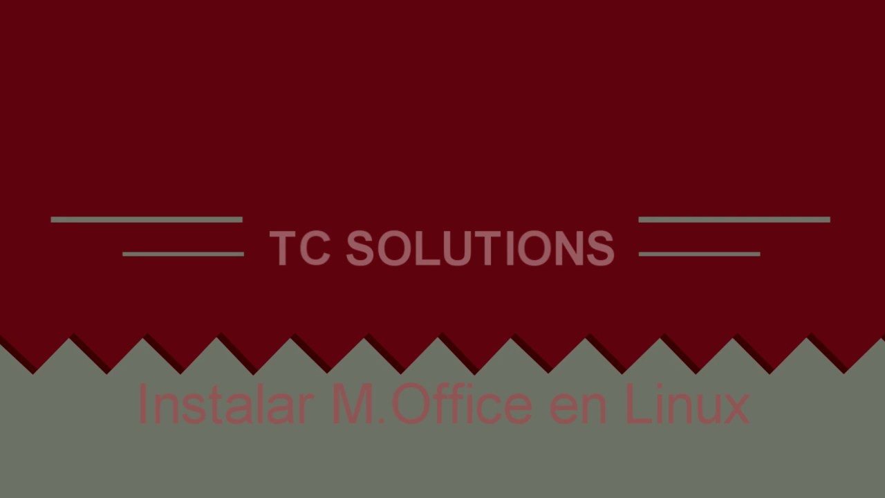 Instalar Microsoft Office en Linux(WinePlayOnLinux) YouTube