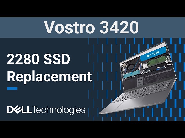 Dell Vostro 14 3420 | How to replace the 2280 solid state drive