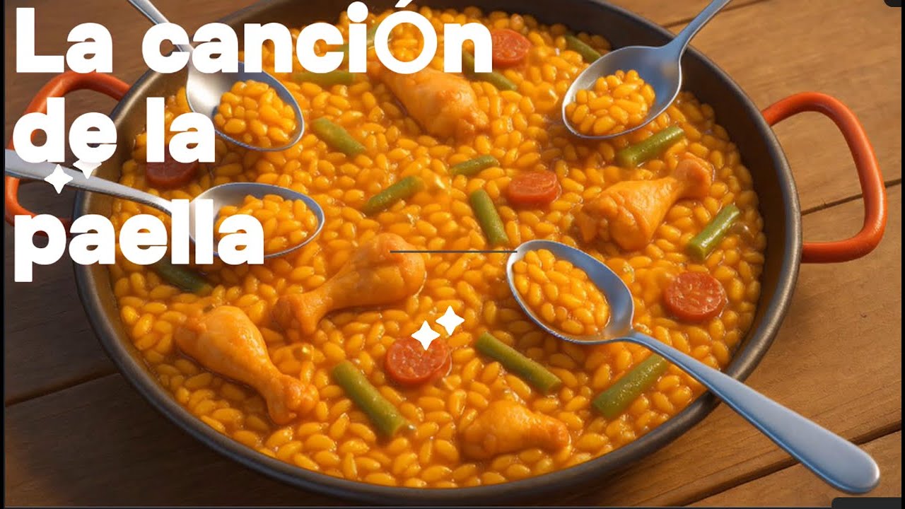 La canción de la receta de la paella valenciana #humor #paellavalenciana