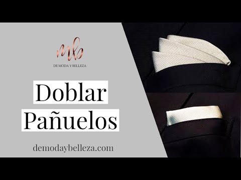 Video: Cómo Doblar Un Pañuelo De Bolsillo De Cuatro Formas Diferentes »Wiki Ùtil Moda Y Estilo