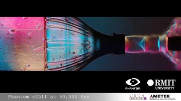 Phantom v2511 Ultrahigh Speed Camera    Capturing pressure changes with Schlieren imaging