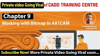 Working with Bitmap in ARTCAM | Chapter 9 I #ArtCAM_Tuts