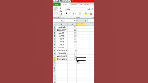 HOW TO GET TOTAL NUMBER OF DAYS IN A MONTH IN EXCEL #shorts #viral #trending #youtubeshorts #shots