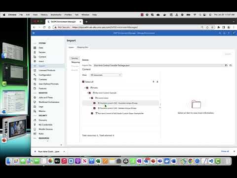 Import a transfer package into SAS Viya