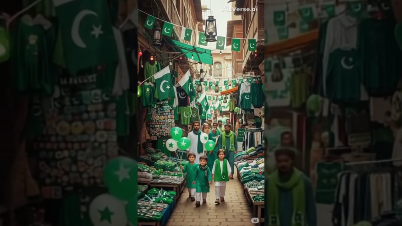 14th August Pakistan 3D Scenes – Minar-e-Pakistan, Faisal Mosque, Lahore Fort & More 