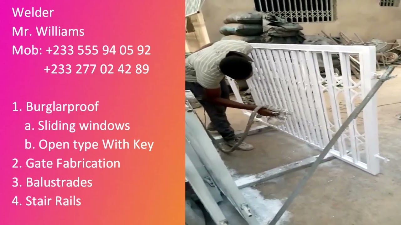 Building in Ghana | Ep-103 | Burglarproof Windows & Balustrade | #brightandclara
