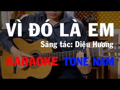 Vì Đó Là Em - KARAOKE GUITAR -Gió