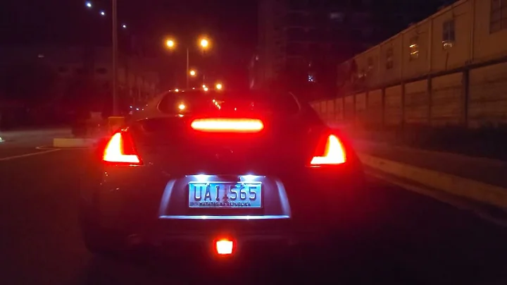 Nissan 370z with Berk testpipes and Invidia Dual N1 GT catback exhaust