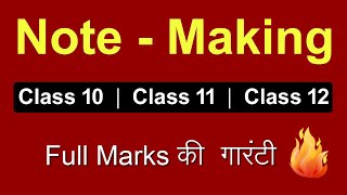 Celebrity Note Making : Class 11 / Class 12 | Format & Examples | English Net Worth