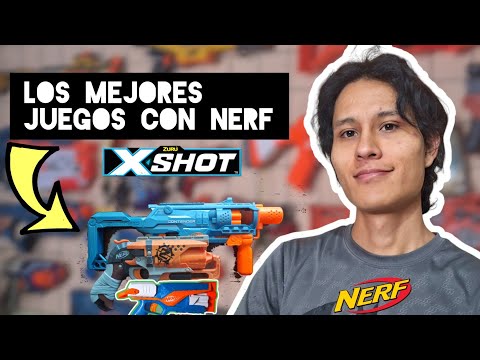 7 JUGEOS épicos con NERF || juegos FACILES y EPICOS