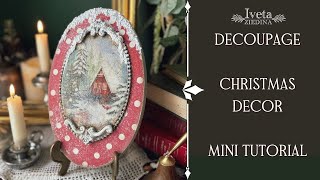 Vintage Christmas Decor DIY - Mini Tutorial