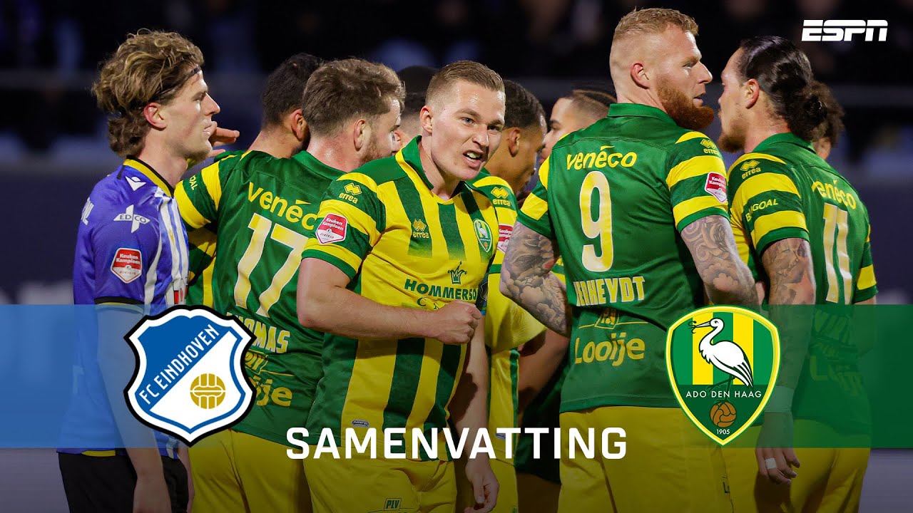 ⏱️ Vroeg doelpunt ADO begin van SPANNEND duel 😬 | Samenvatting FC Eindhoven - ADO Den Haag