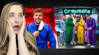 REACTING TO SIDEMEN AMONG US IN REAL LIFE (YOUTUBER EDITION)