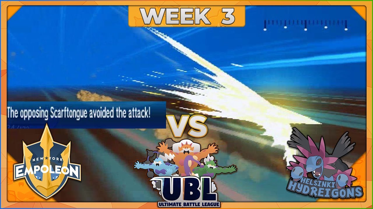 0% or 100% Accurate!! || UBL S3W3 - New York Empoleon (0-2) vs. Helsinki Hydreigons (1-1)