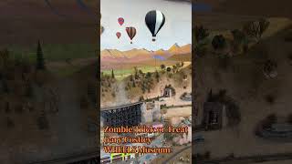 Zombie Trick or Treat by Gary Costley at the WHEELS Museum #modeltrains #modelrailroad