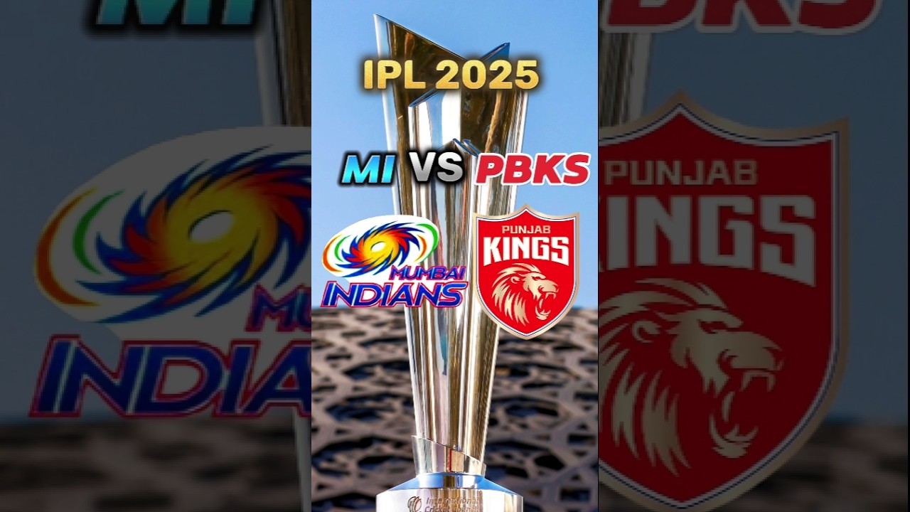 MI Vs PBKS Ipl 2025 