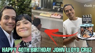 John Lloyd Cruz IPINAGDIWANG ang Ika-40th Birthday Kasama si Isabel Santos!