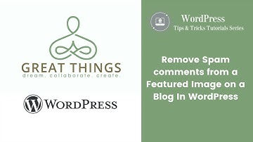 Remove and Stop Spam Comments of Featured Images of WP Blog