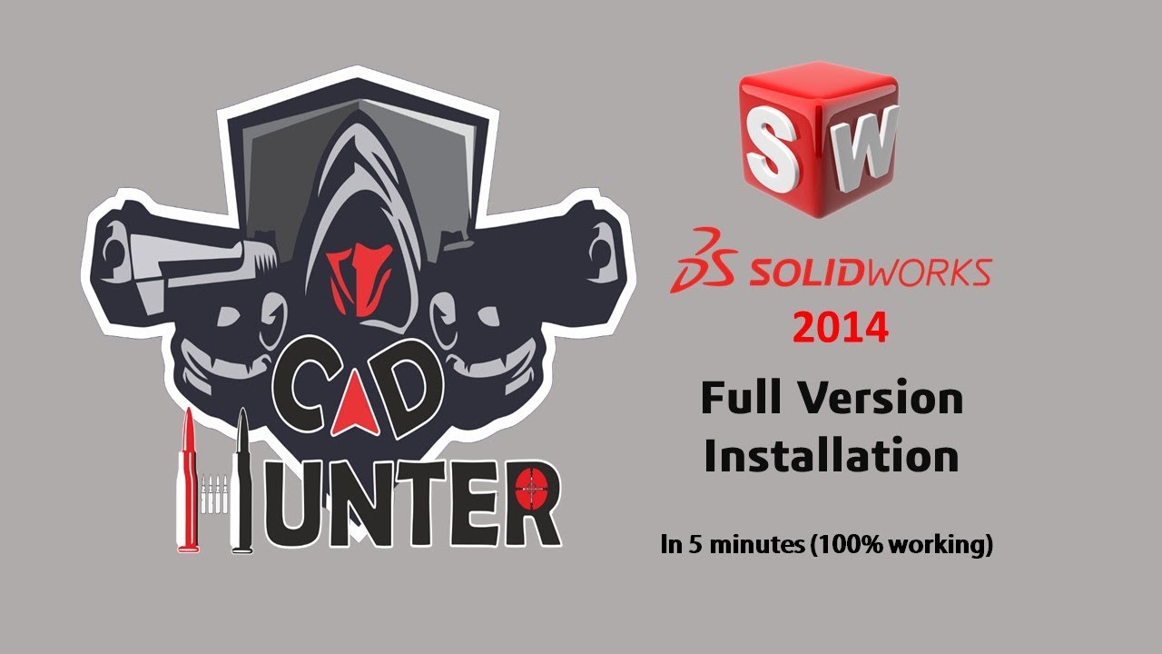 solidworks 2014 full version install - YouTube