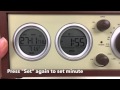 JCC Multifunction Wooden Retro AM/FM Desk Radio Unboxing And Review - AE07