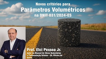 Minicurso New Roads – Novos Critérios para Parâmetros Volumétricos na DNIT 031/2024-ES