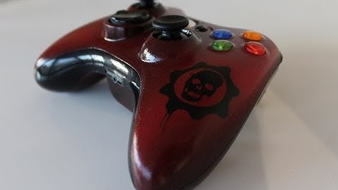 Gears of War 3 "WAR" Custom Xbox 360 Controller