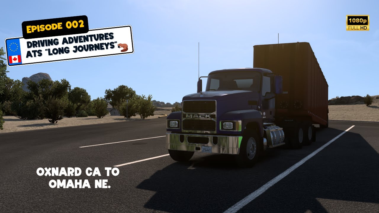ATS Long Journeys 002: Oxnard (CA) to Omaha (NE) (NO COMMENTARY)