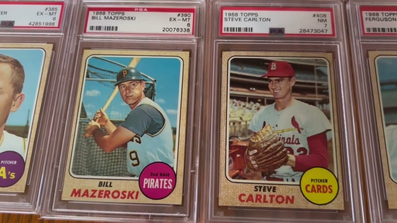 1968 Topps Baseball Cards – Pick Your Star, HOF, Rookies (Updated 12-9-25) – Ungraded