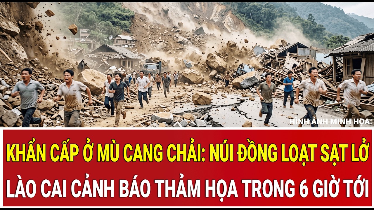 Khẩn cấp ở Mù Cang Chải: Núi đồng loạt sạt lở, Lào Cai cảnh báo thảm họa trong 6 giờ tới