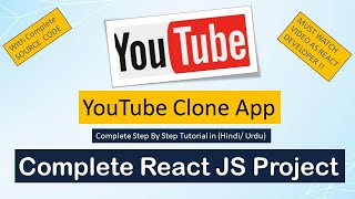 YouTube Clone with React | React Project Tutorials (Hindi/Urdu) with source code screenshot 2