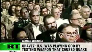 Chavez- US weapon test caused Haiti earthquake