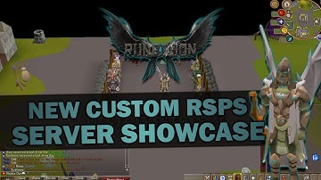 SERVER SHOWCASE ON THIS BRAND NEW CUSTOM RSPS + Giveaway [RuneToon RSPS]
