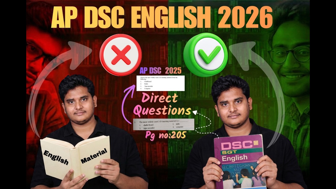 AP DSC 2026 English Best Book