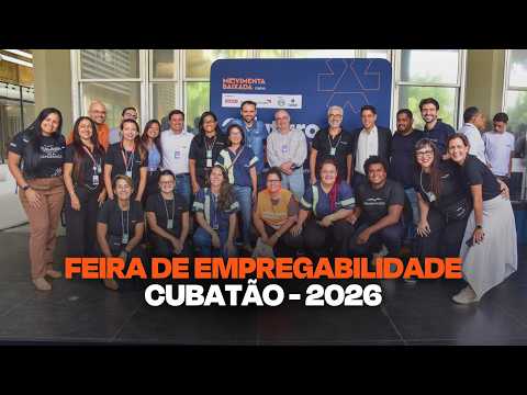 Feira de Empregabilidade em Cubatão - Visão Mundial, Rumo Logística e SENAI