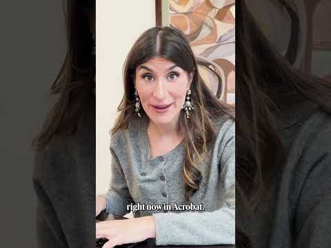 Adobe YouTube ad: PDF Spaces - Ms Dow Jones