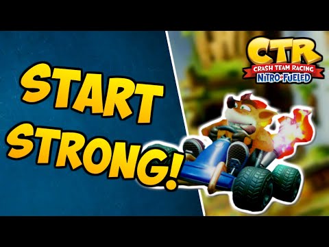 Best Way To Get "Perfect" Start Boost in Crash Team Racing (CTR Nitro Fueled Tips #30)