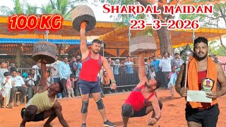 Pahalvan Afjal Khan Stone Lifting Shardal Bagalkot District Karnatak India