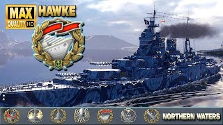 Battleship Hawke: Well deserved 'Solo Warrior' medal - World of Warships by WORLD OF WARSHIPS BEST REPLAYS 8,444 views 3 months ago 18 minutes