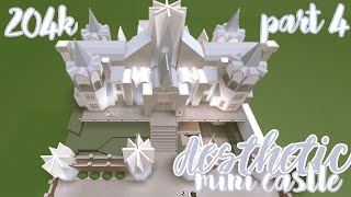 Roblox-Bloxburg-SPEEDBUILD Aesthetic mini castle ··Part 4 n' TOUR··
