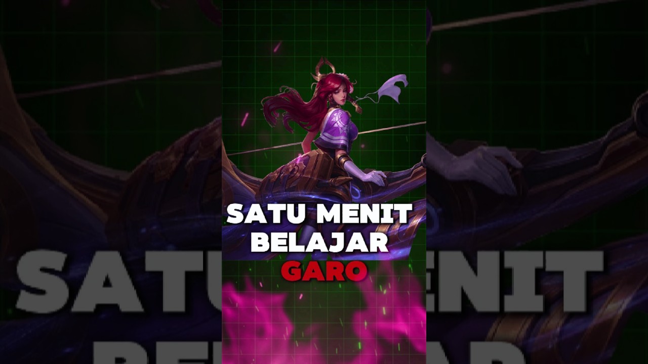 1 Menit belajar garo 