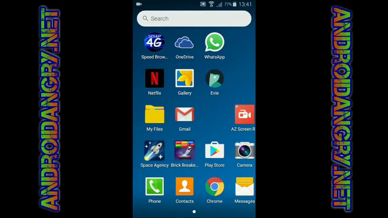 Evie Launcher - AndroidAngry (Android device)
