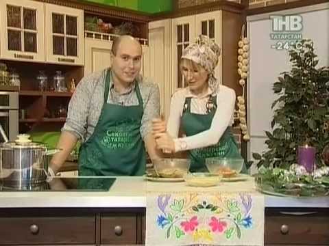 Телепроект "Cекреты Татарской Кухни". Модельер Катя БОРИСОВА готовит Шурпу по-борисовски.
